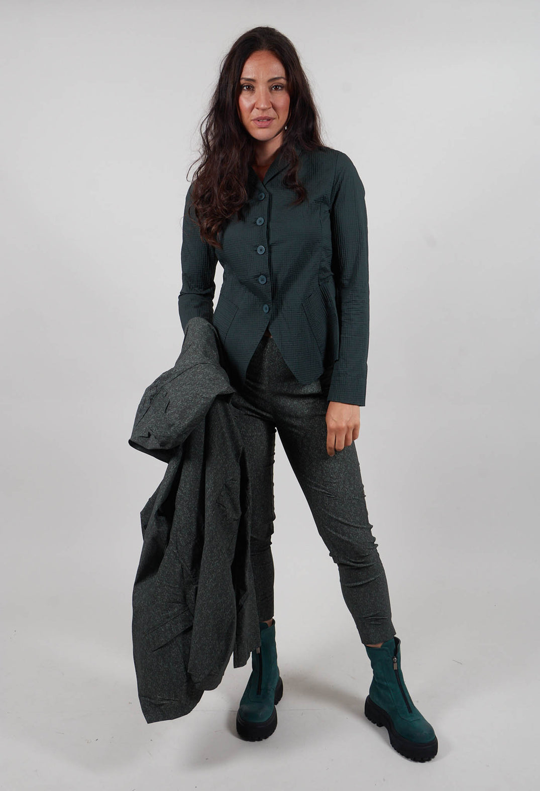 Tailored Jacket in Forest  - 3421101