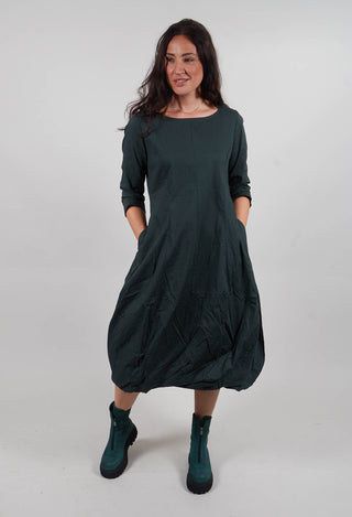 Balloon Hem Dress in Forest - 3420902