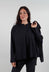 Stand Collar Shirt in Black  - 3420403