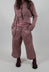 Cropped Wide Leg Trousers in Crystal - 3420105
