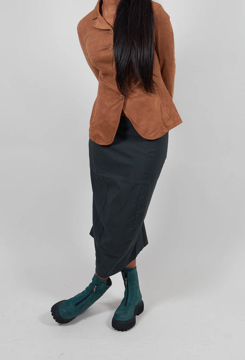 Pencil Skirt in Forest Print  - 3440305