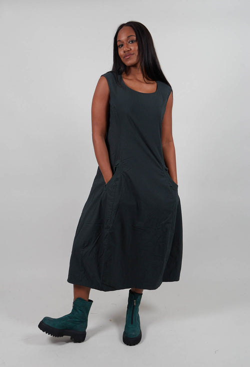Tulip Hem Dress in Forest Print  - 3440919