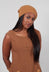 Ribbed Hat in Bronze  - 3454606