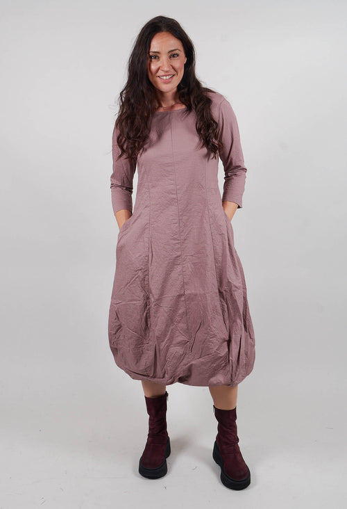 Balloon Hem Dress in Crystal  - 3420902
