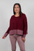 Contrast Trim Jumper in Lava Crystal  - 3480702