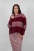 Block Stripe Jumper in Lava Crystal  - 3480704