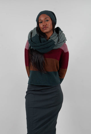 Block Stripe Jumper in Fantasy  - 3480704
