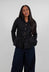 Jacket with Peplum Hem in Black - 3501103