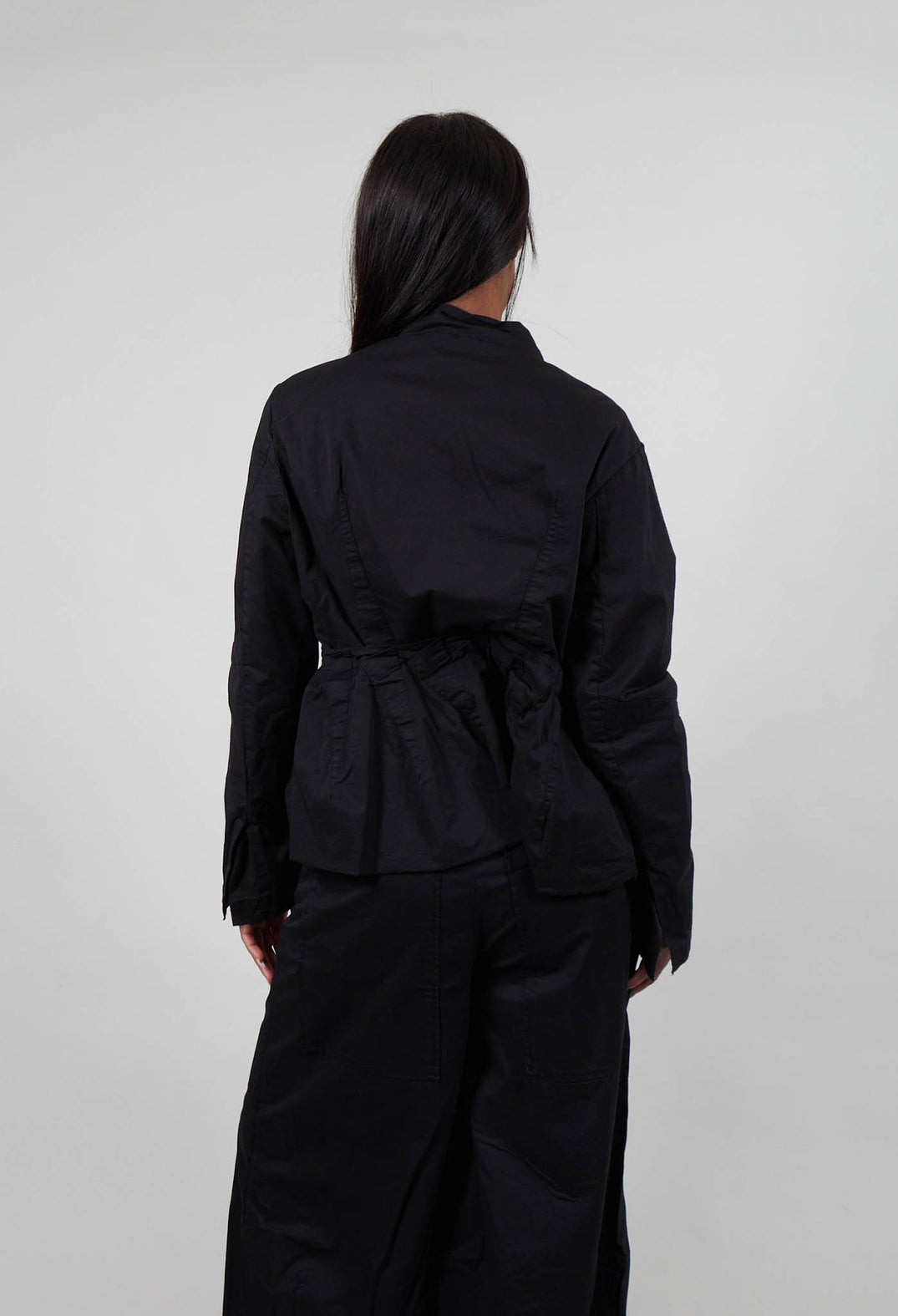 High Neck Jacket in Black - 3501104