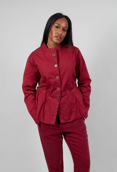 High Neck Jacket in Lava  - 3501104