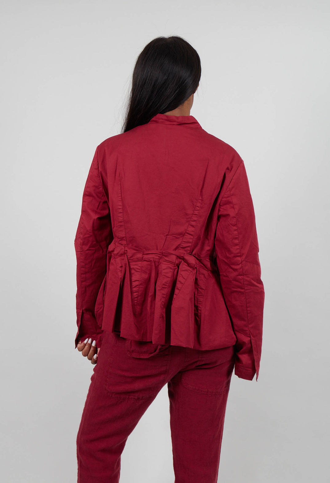 High Neck Jacket in Lava  - 3501104