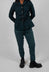 Straight Leg Linen Trousers in Forest  - 3530104