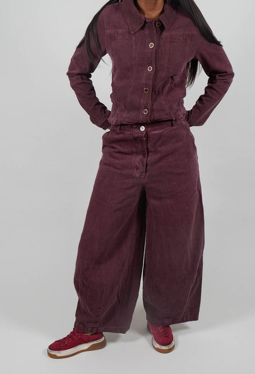 Wide Leg Jeans in Lava Cloud  - 3560102