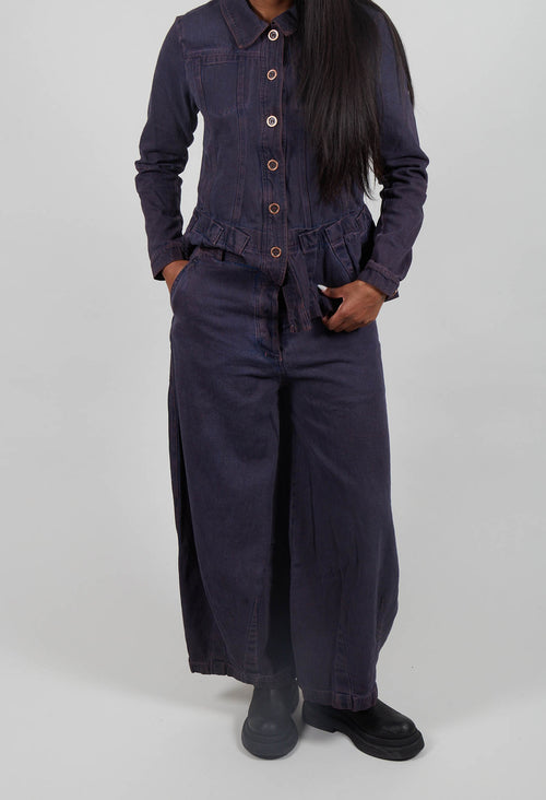 Wide Leg Jeans in Crystal Cloud  - 3560102
