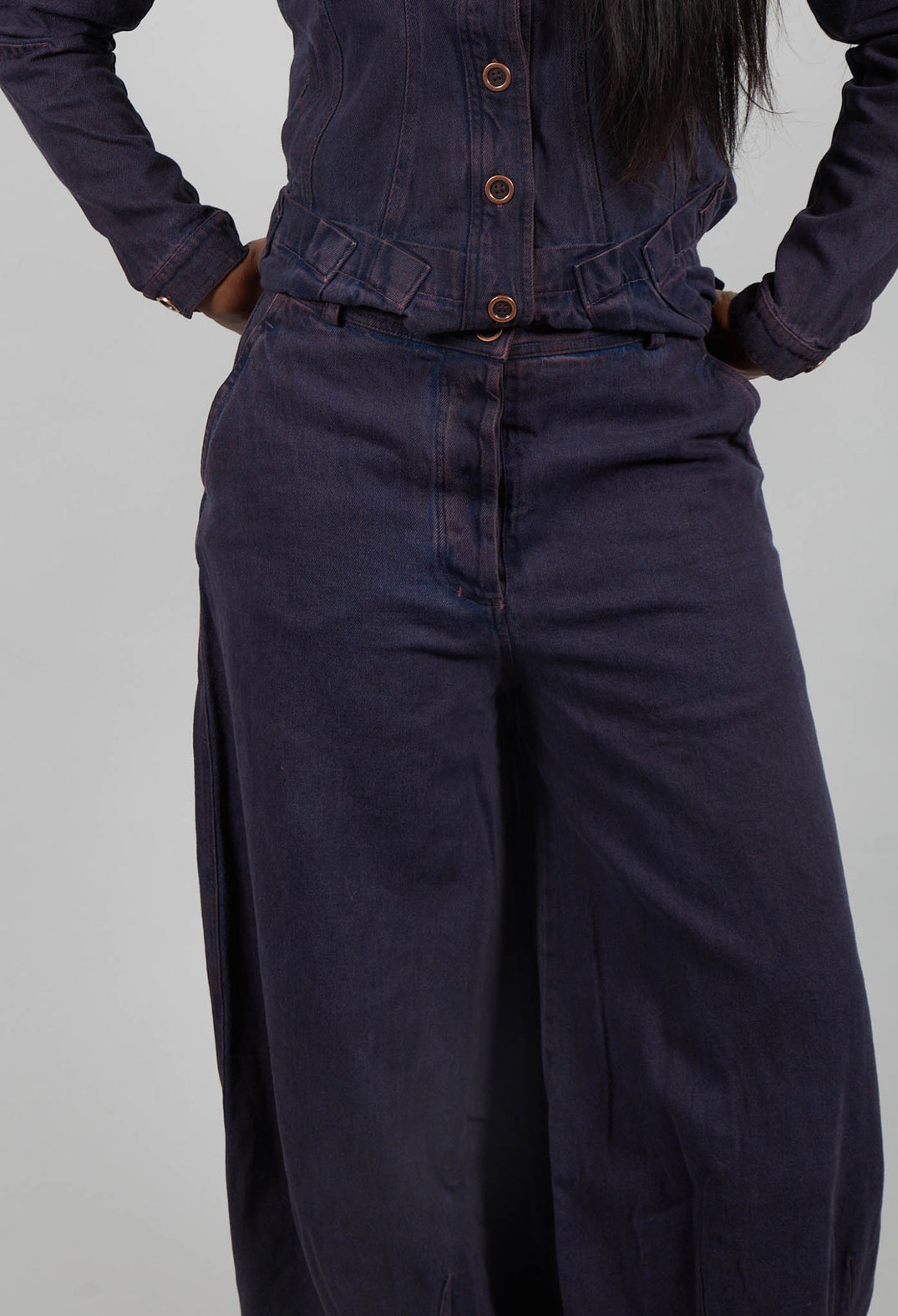 Wide Leg Jeans in Crystal Cloud  - 3560102