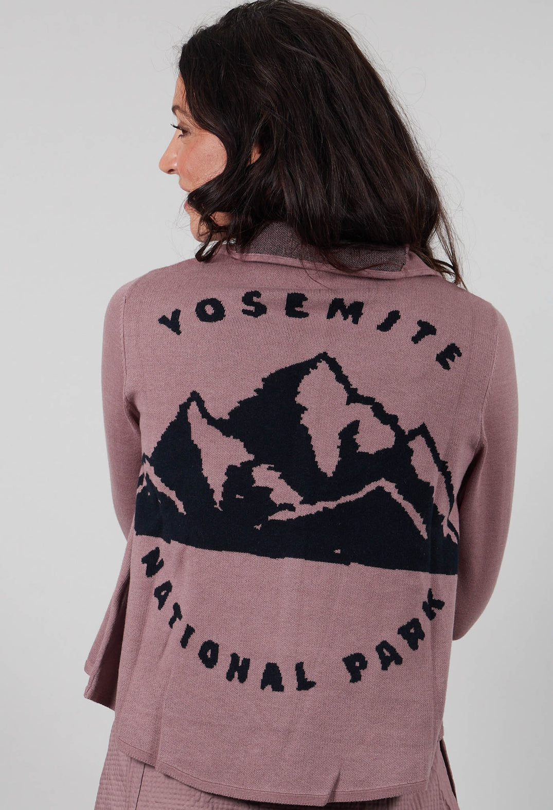 Fine Knit Cardigan in Crystal Jacquard  - 3597103