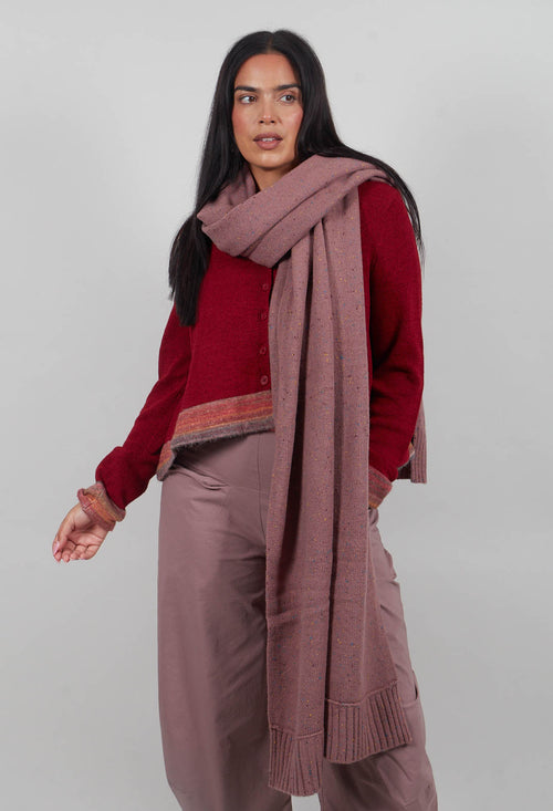 Ribbed Edge Scarf in Crystal  - 3627705