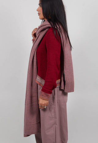Ribbed Edge Scarf in Crystal  - 3627705