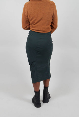 Pull On Pencil Skirt in Forest  - 3630306