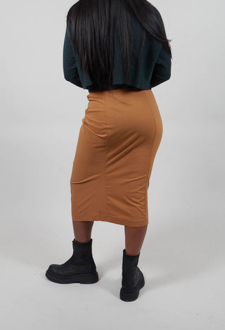 Pull On Pencil Skirt in Bronze  - 3630306