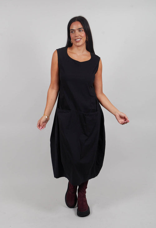 Sleeveless Dress in Black  - 3630908