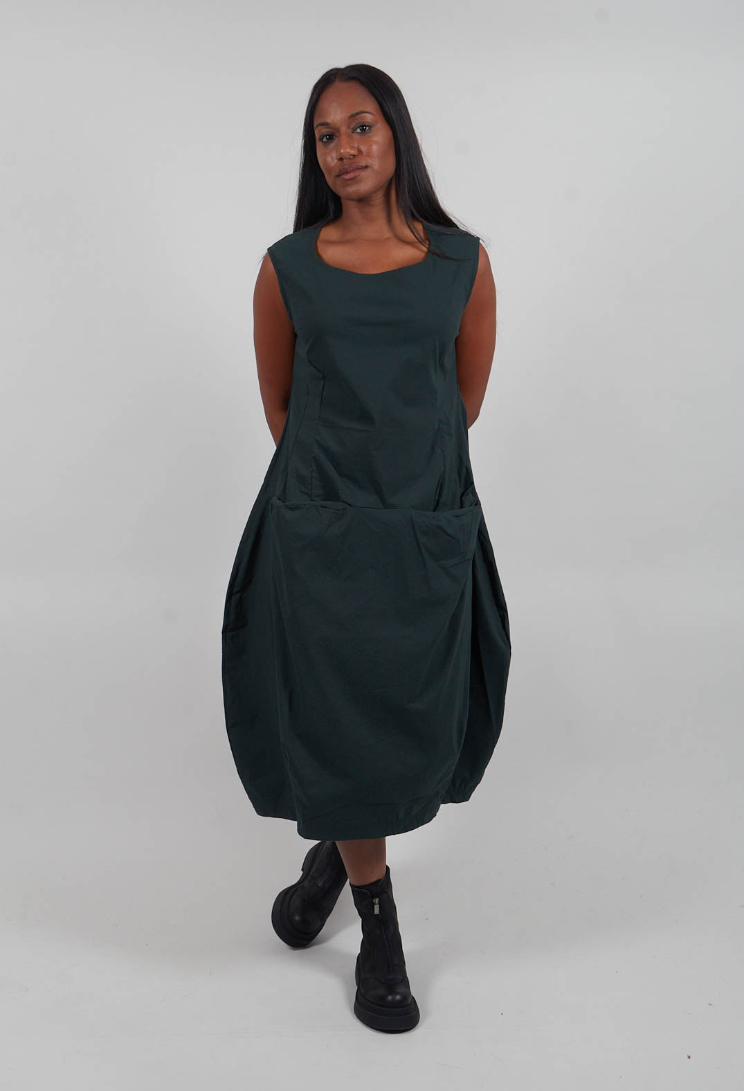 Sleeveless Dress in Forest  - 3630908