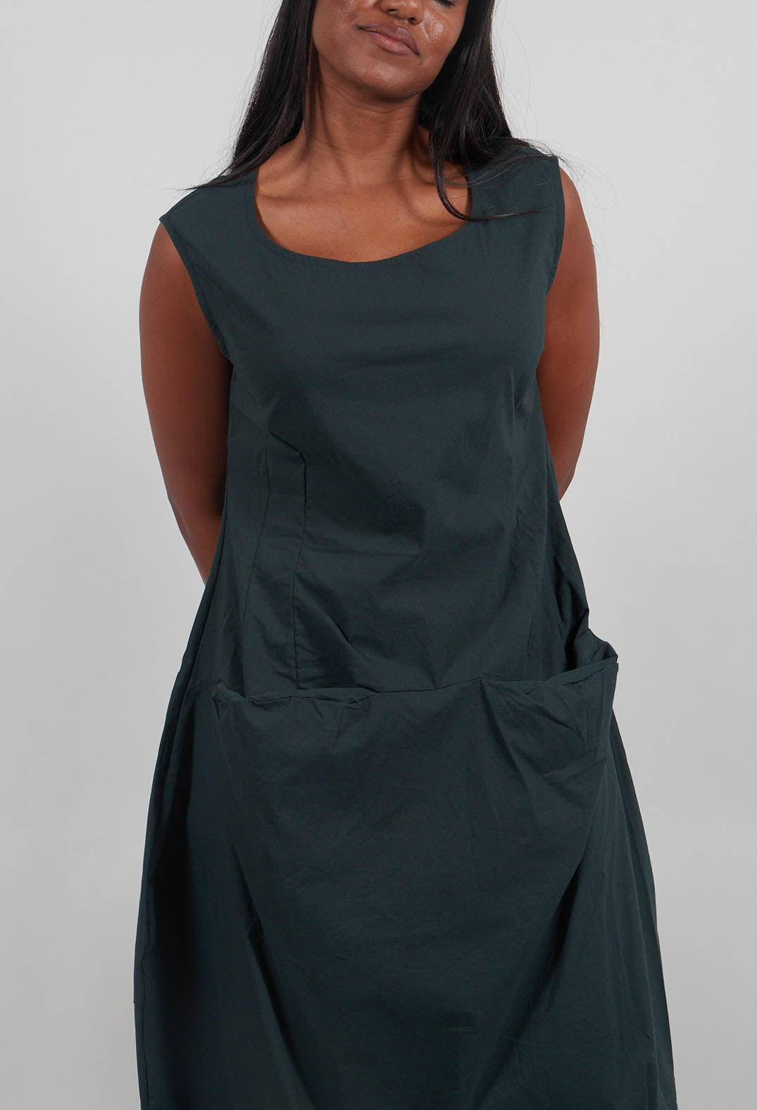 Sleeveless Dress in Forest  - 3630908