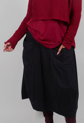Tulip Skirt in Black  - 3630309
