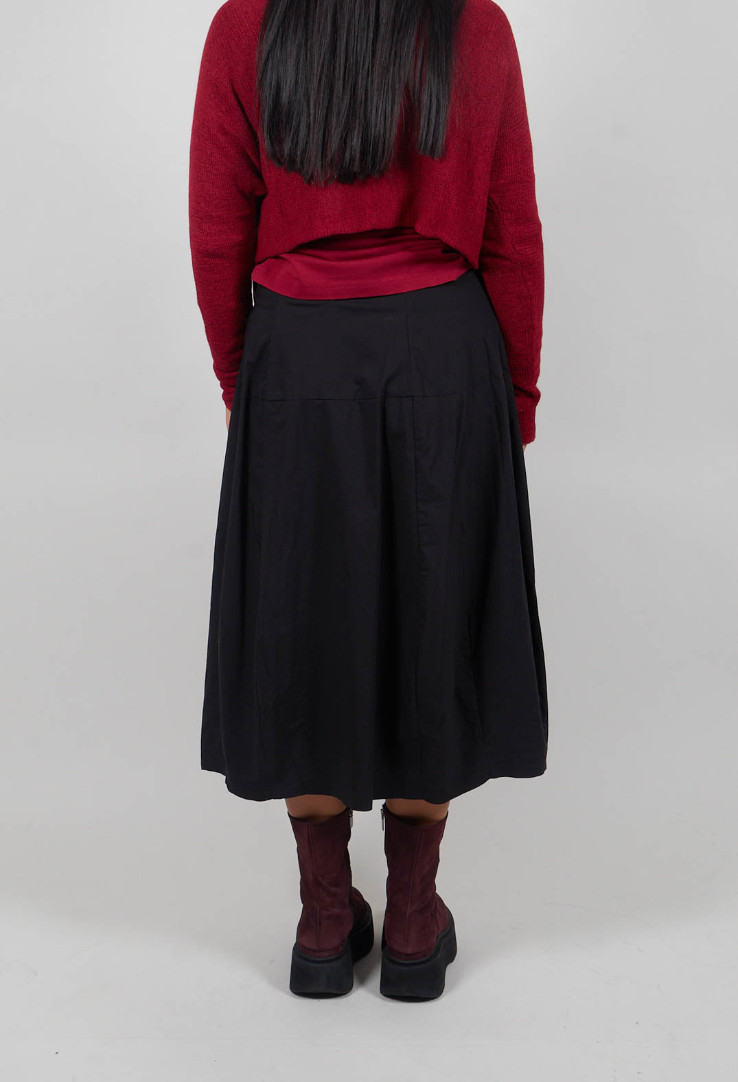 Tulip Skirt in Black  - 3630309