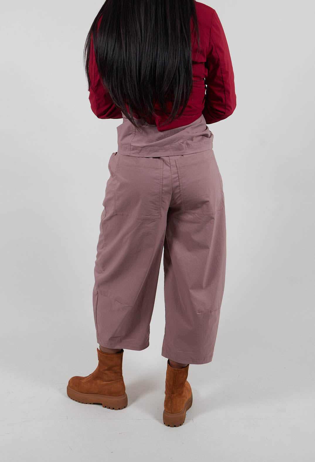 Pull On Balloon Leg Trousers in Crystal  - 3630111