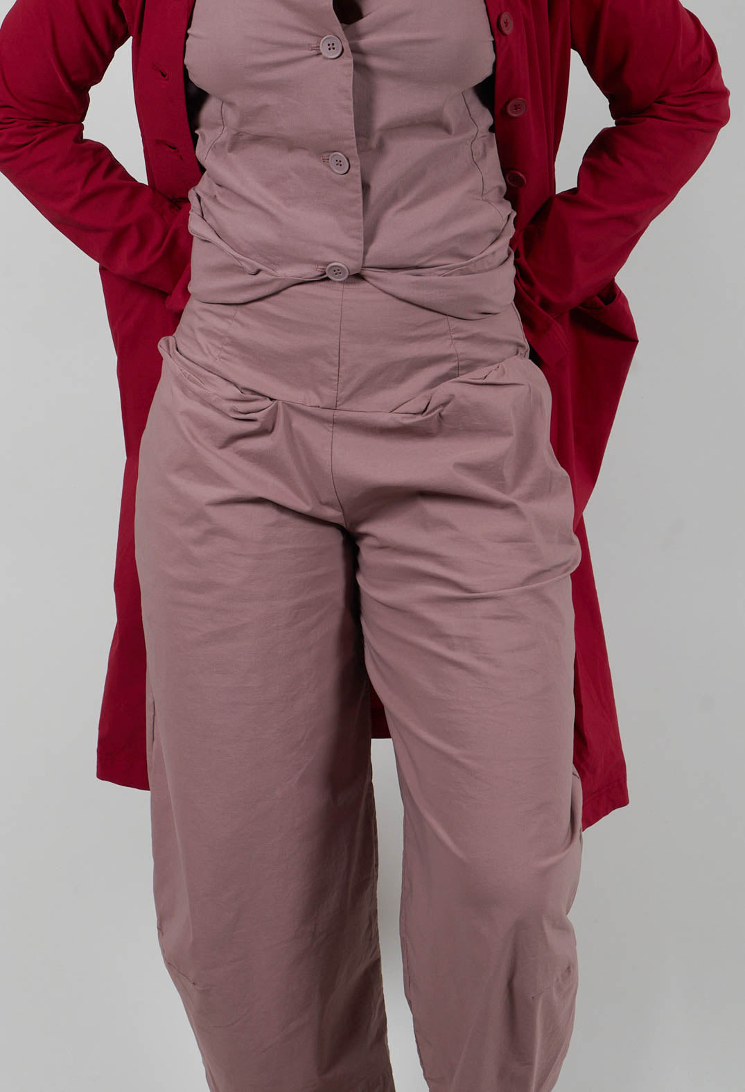 Pull On Balloon Leg Trousers in Crystal  - 3630111