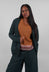 Tulip Hem Jacket in Forest  - 3631113