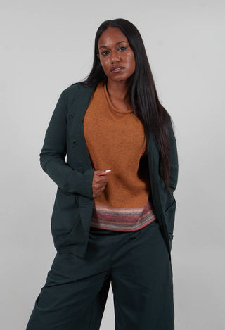 Tulip Hem Jacket in Forest  - 3631113