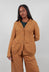 Tulip Hem Jacket in Bronze  - 3631113