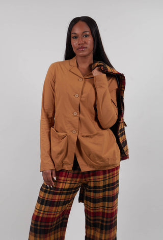 Tulip Hem Jacket in Bronze  - 3631113