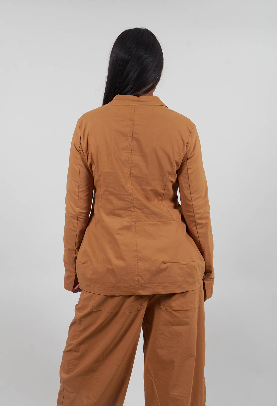 Tulip Hem Jacket in Bronze  - 3631113