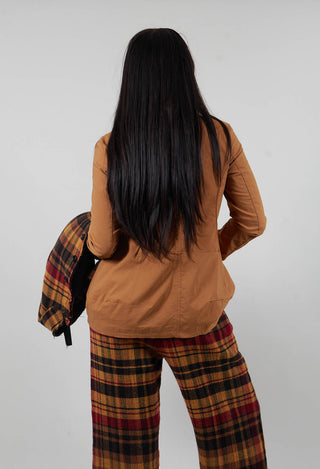 Tulip Hem Jacket in Bronze  - 3631113