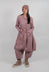 Tulip Hem Coat in Crystal  - 3631216
