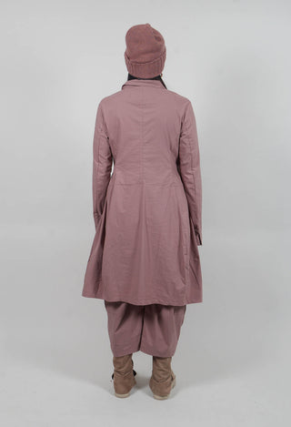 Tulip Hem Coat in Crystal  - 3631216