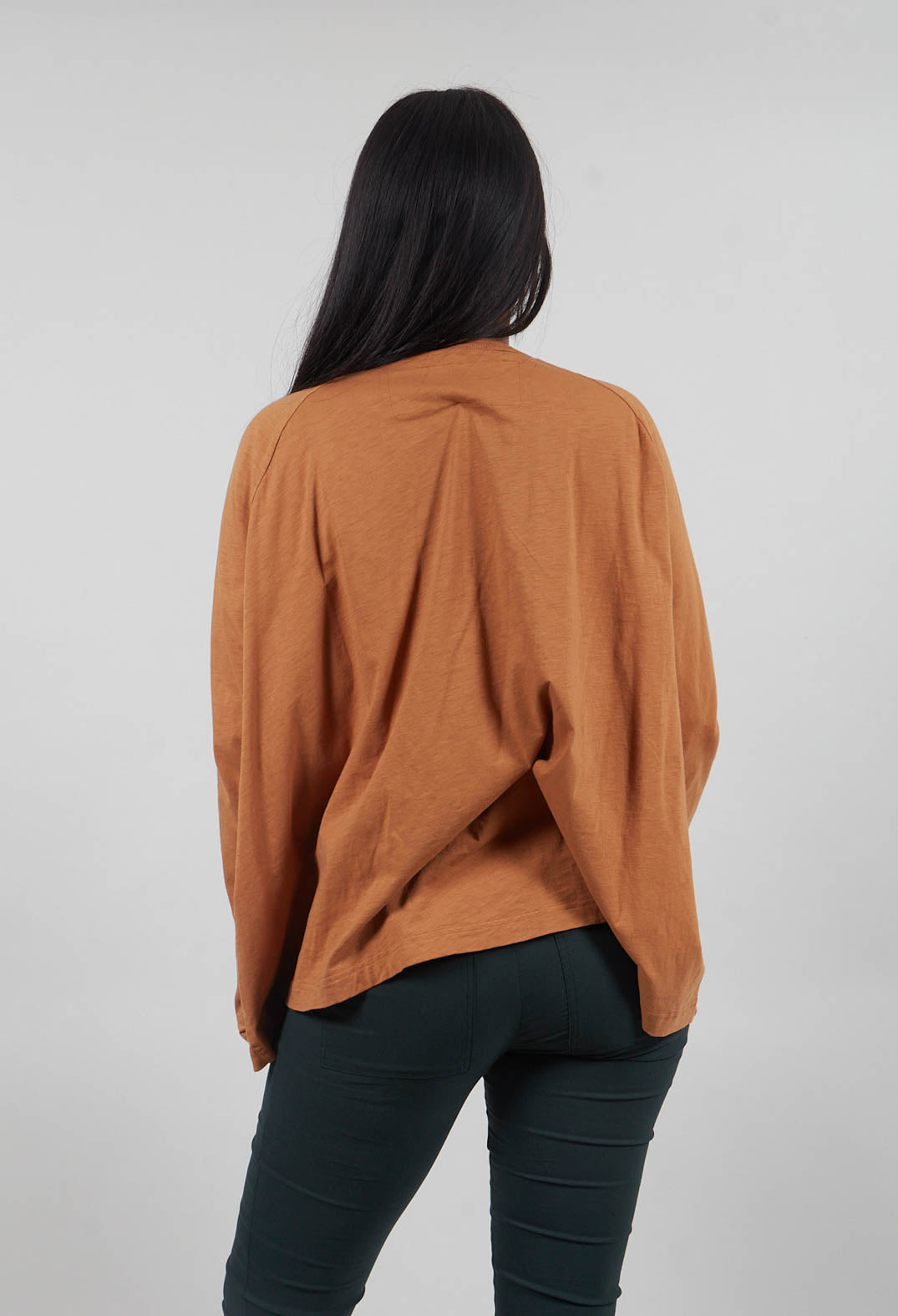 Long Sleeve Top in Bronze Print  - 3640503