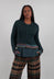 Flared Hem Cardigan in Forest Stripe - 3727101