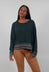 Short Jumper in Forest Stripe  - 3720703