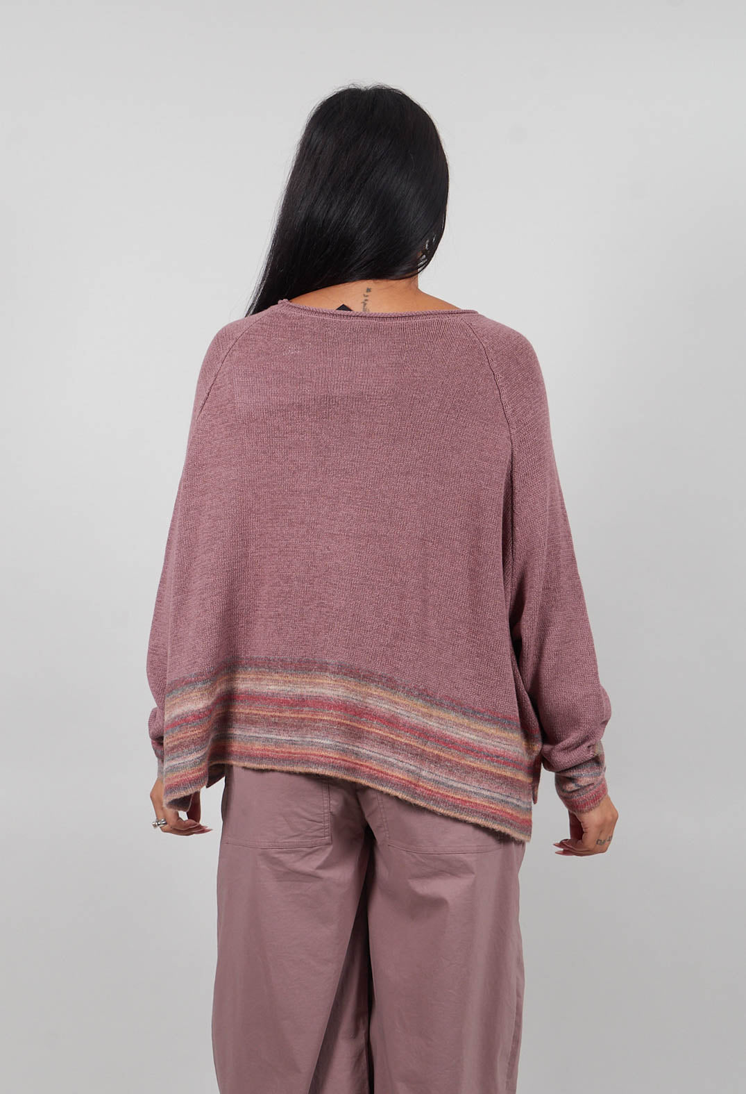 Short Jumper in Crystal Stripe  - 3720703