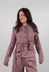 Cropped Cardigan with Raw Edges in Crystal  - 3897106