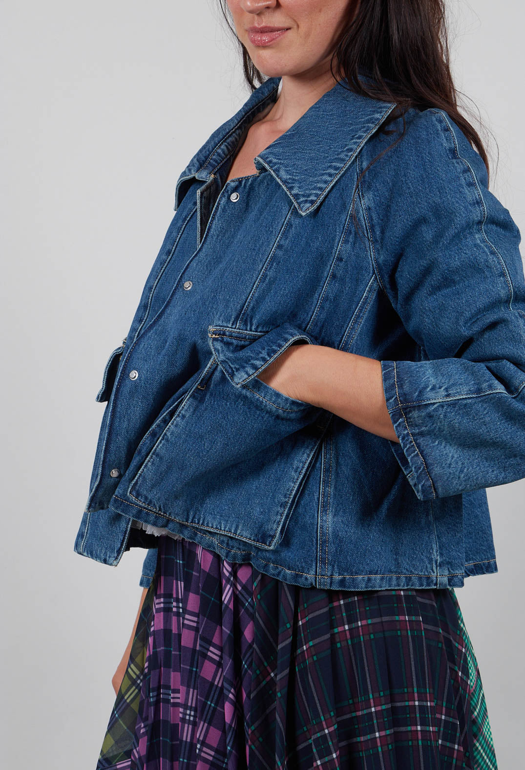 Denim Jacket in Blue Denim