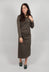 Ruched Dress in Loden Green