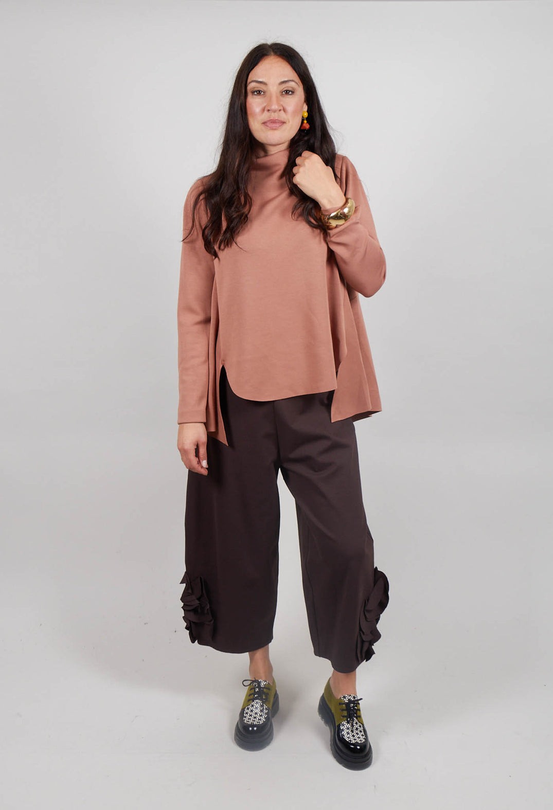 High Low Hem Top in Phard