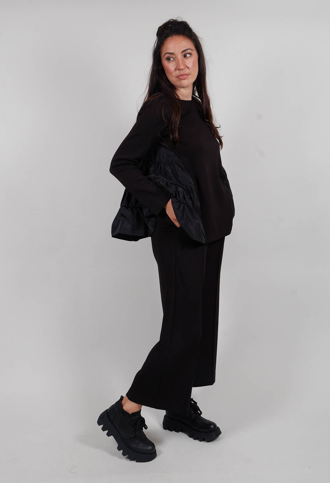 Ankle Trousers in Nero