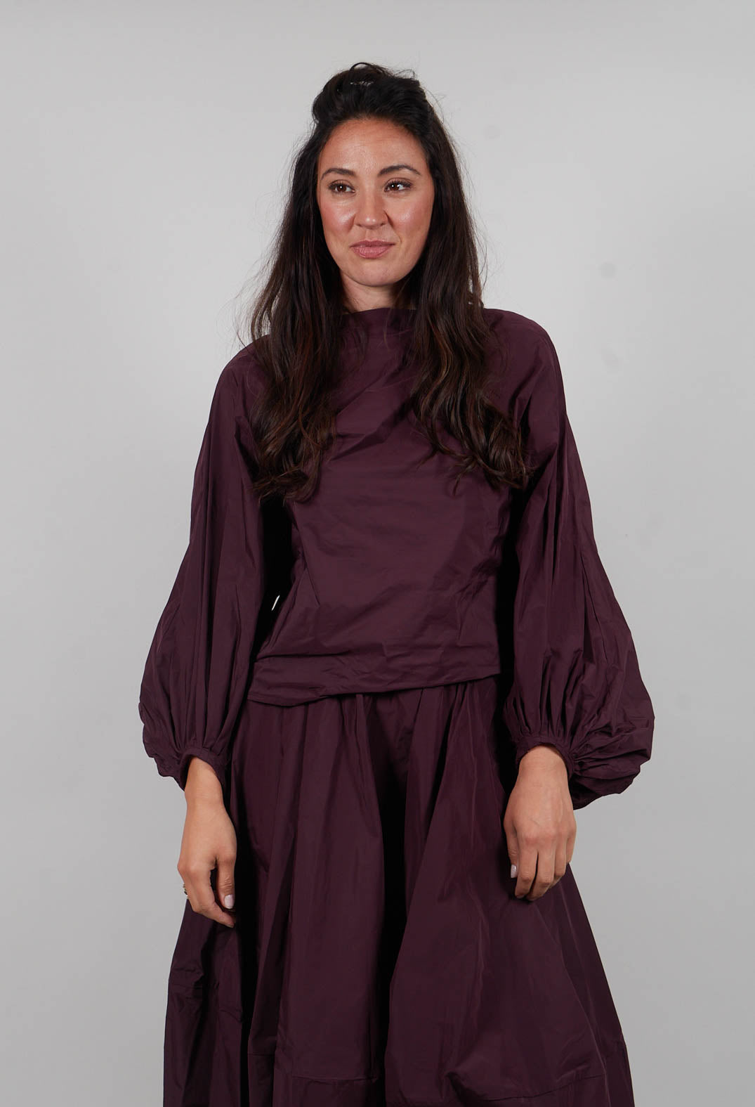 Balloon Sleeve Blouse in Sassafras