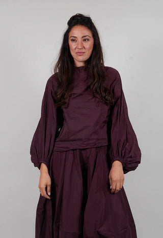 Balloon Sleeve Blouse in Sassafras